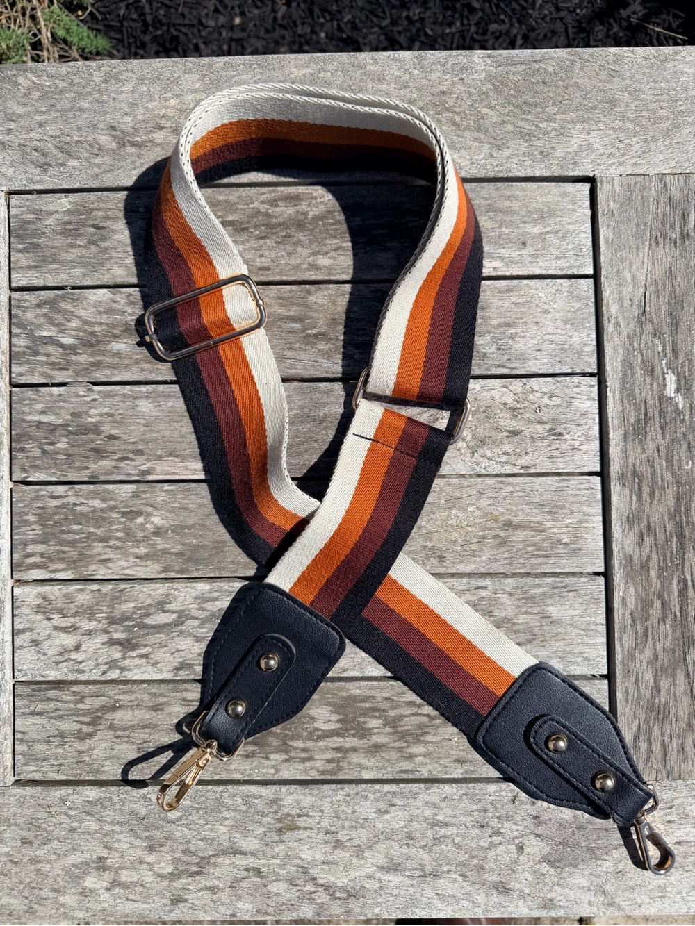 Wide, Cross Body Adjustable Purse Strap. 32” to 52” inches